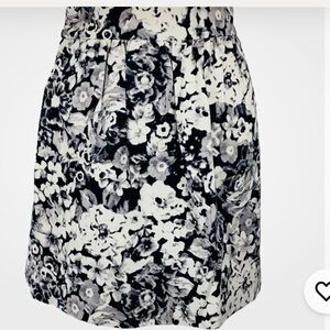GAP Black and White Bubble Mini Skirt Night Out